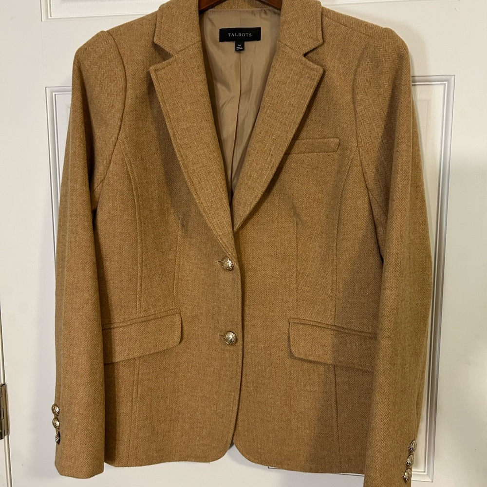 Talbots Women's Camel Blazer